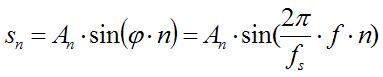 Signal Generation Equation